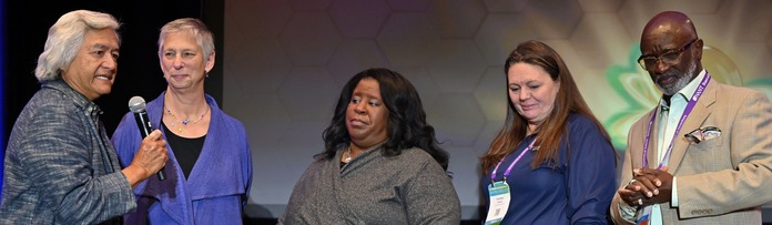 Past Presidents honor Fran Rickenbach